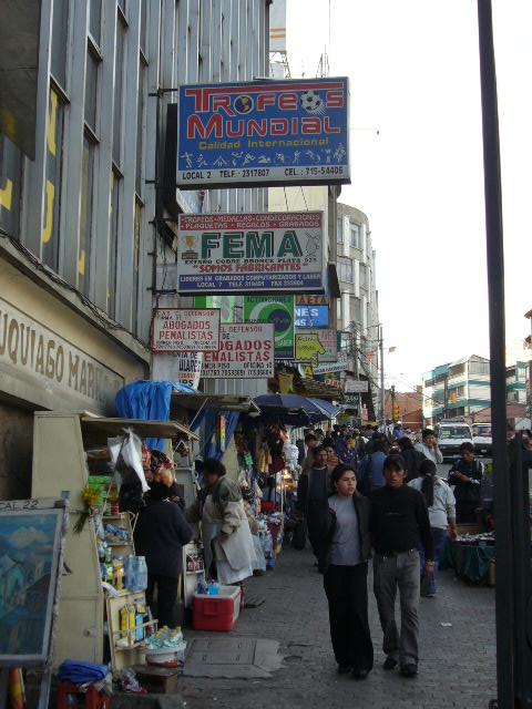 Travel - Bolivia - La Paz - Streets and People